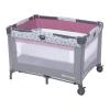 imageBaby Trend Nursery Den Playard with with Rocking Cradle Snooze Pod Flip Over Changer Daisy PinkDaisy Pink