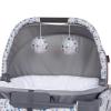 imageBaby Trend Nursery Den Playard with with Rocking Cradle Snooze Pod Flip Over Changer Daisy PinkDaisy Pink