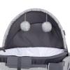 imageBaby Trend Nursery Den Playard with with Rocking Cradle Snooze Pod Flip Over Changer Daisy PinkDiamond Sage