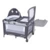 imageBaby Trend Nursery Den Playard with with Rocking Cradle Snooze Pod Flip Over Changer Daisy PinkDiamond Sage