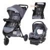 imageBaby Trend Passport Carriage Stroller Travel System with EZLift Infant Car Seat Dash PinkDash Grey