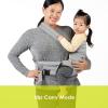 imageBaby Trend Caleo Charm Deluxe 3in1 Newborn Carrier Calypso  100 Cotton Machine Washable Lumbar Support amp Weather ProtectionSnuggle Grey