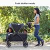imageBaby Trend ExpeditionTour LTE 2in1 Stroller Wagon Mars RedMadrid Black