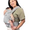 imageBaby Trend Caleo Charm Deluxe 3in1 Newborn Carrier Calypso  100 Cotton Machine Washable Lumbar Support amp Weather ProtectionSnuggle Grey